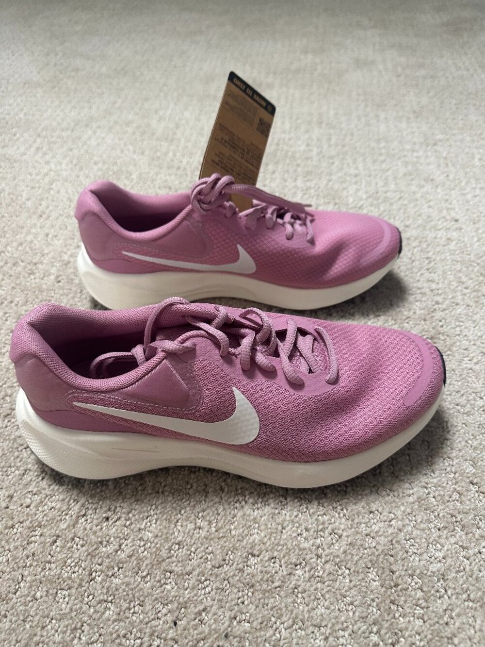 Nike Revolution 7 Women’s 9 Pink Sail Running Shoes FB2208-604